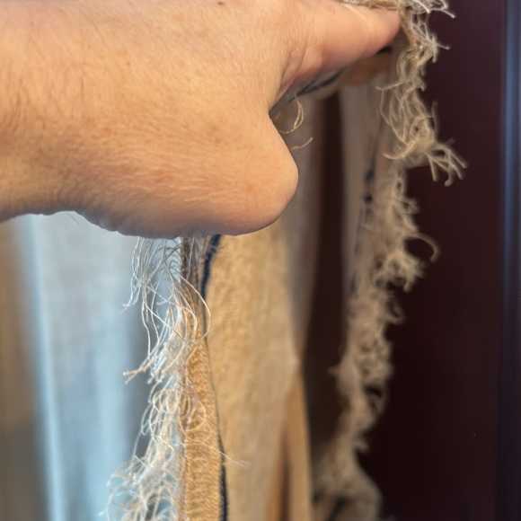 ZARA linen poncho/kaftan dress size extra small/small - Picture 9 of 12